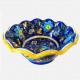 Original Blue Pottery lotus shape bowl