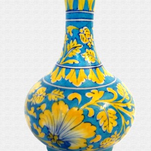 Original Blue Pottery surahi