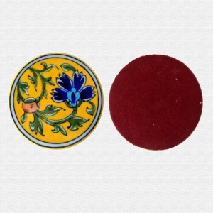 Original Blue Pottery coaster set