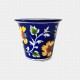 Original Blue Pottery flower pot