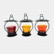 Decorative Mteal T Light Holder Set of 3 
