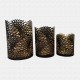 Decorative Metal Candle Holder Set of 3 Decorative Metal Candle Holder Set of 3