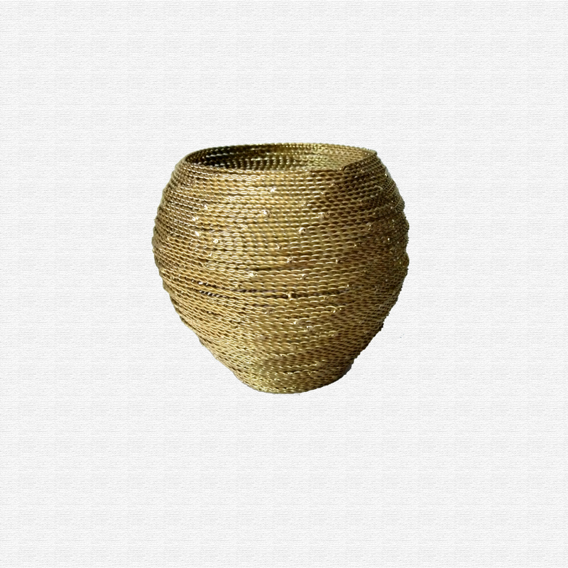 Brass wire Decorative T light Candle Holder 