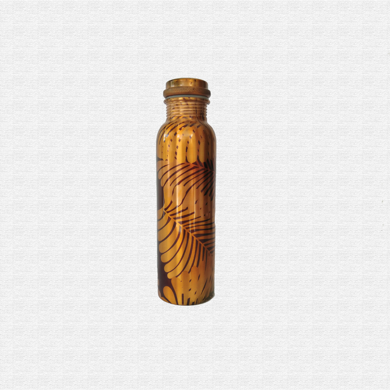 Multicolor Printed Copper Water Bottles